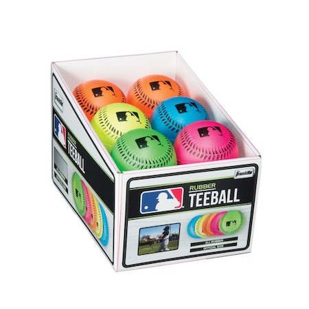 Franklin Sports Franklin Pro Brite Assorted Neon Rubber T-Ball 9 in. 1 pk 23342S4